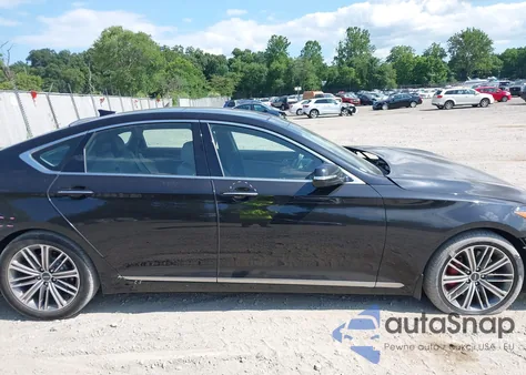 2018 Genesis G80 3.8 из США, поврежденный, VIN KMHGN4JE5JU251460